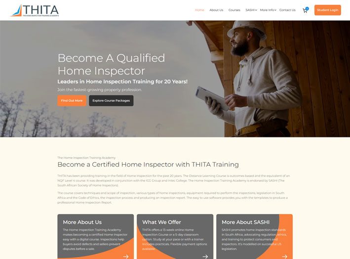 The Home Inspection Training Academy - Infinity Web Solutions